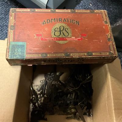1807 Lot of Antique Keys and Hardware