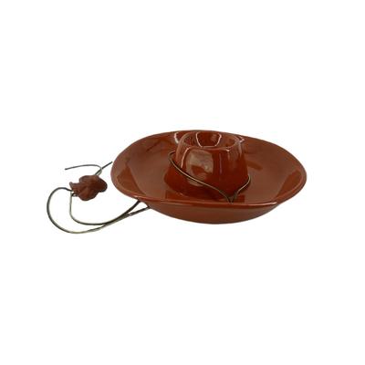 Vintage Sombrero Chip and Dip Platter