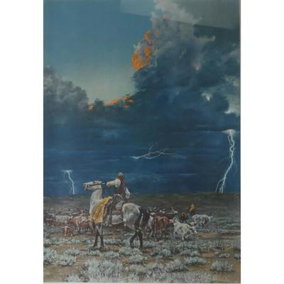Limited Edition "Ready to Run" Double-Signed Framed Print by Gordon Phillips