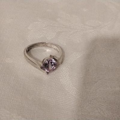 MD Lavender Quartz 925 Ring Size 8
