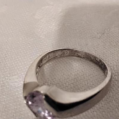 MD Lavender Quartz 925 Ring Size 8