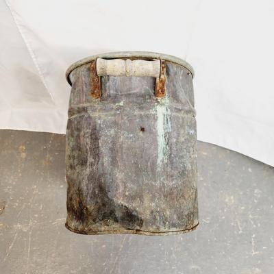 OLD ANTIQUE COPPER WASH TUB OR PLANTER
