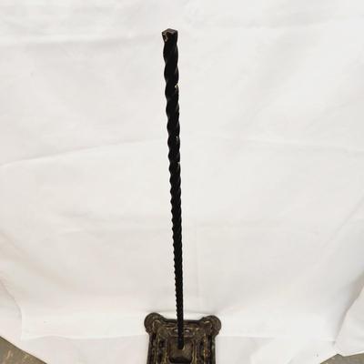VINTAGE WROUGHT IRON TWISTED METAL BASE #2