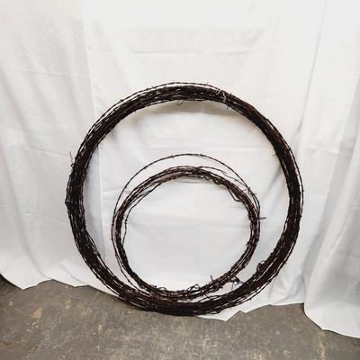 ANTIQUE BARBED WIRE ROLLS