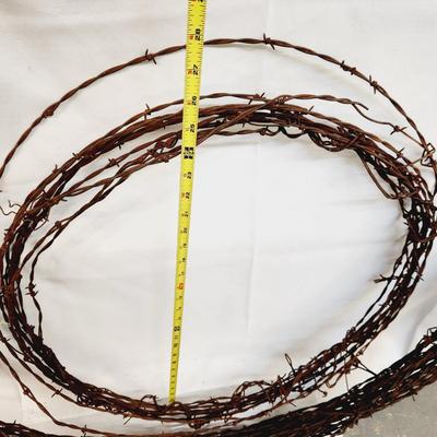 ANTIQUE BARBED WIRE ROLLS