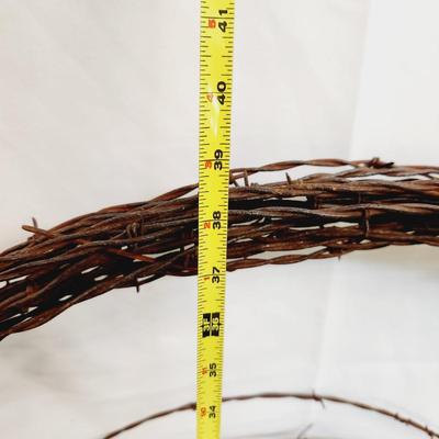 ANTIQUE BARBED WIRE ROLLS