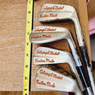 VINTAGE JACKIE PUNG GOLF CLUB SET OF 4