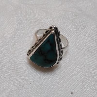 Turquoise 925 Ring Size 6