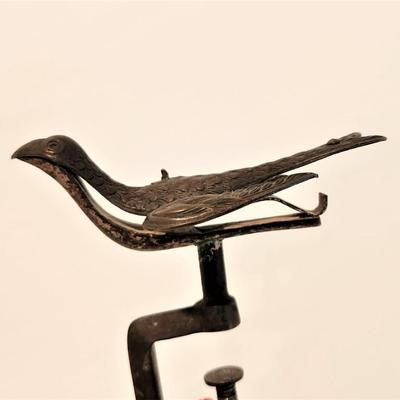 Lot #81  Antique Metal Sewing Bird
