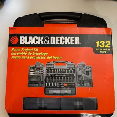 Black & Decker 132 piece home project kit