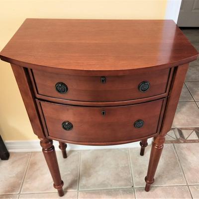 Lot #91  BOMBAY Company Decorative side table - 2 drawers