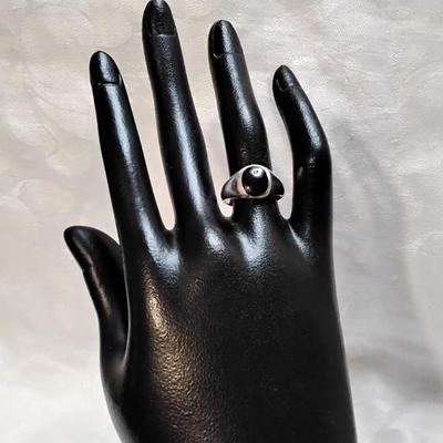 Onyx  Signet Ring Size 7