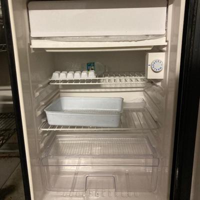 Dorm fridge â€” dark brown