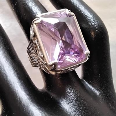 Silpada  Lavender Fields  Cocktail Ring Size 6
