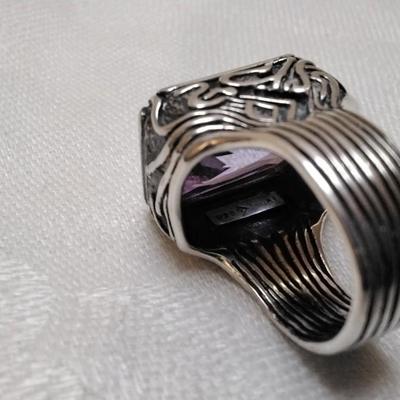 Silpada  Lavender Fields  Cocktail Ring Size 6