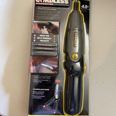 NEW - Stanley 4.8 cordless screwdriver
