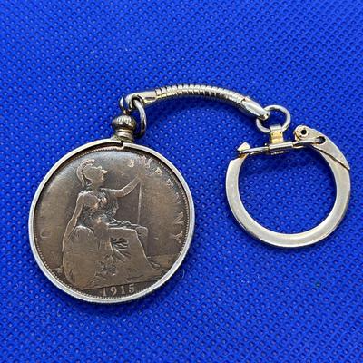 VINTAGE 1915 LARGE BRITISH COPPER PENNY