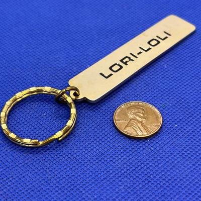 ALOHA HAWAII BRASSY BAR KEY CHAIN LORILOLI? AD