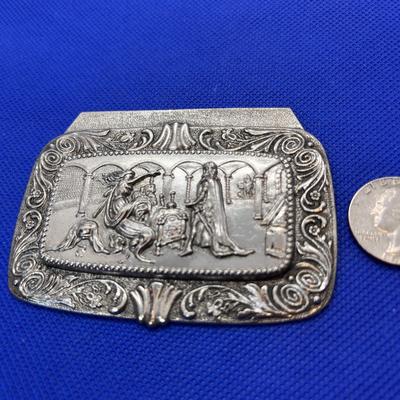 VINTAGE SMALL JEWELRY BOX LID ONLY FANCY RELIEF