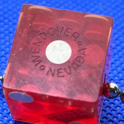 STATELINE CASINO DIE KEY CHAIN