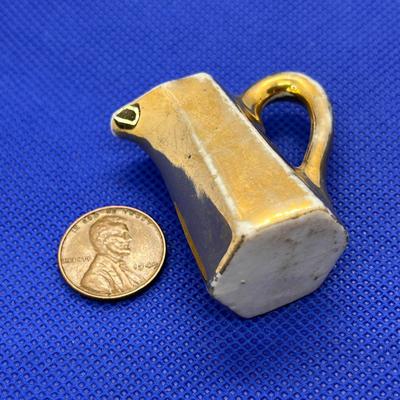 ANTIQUE DOLLHOUSE PITCHER GOLD LUSTRE FINISH