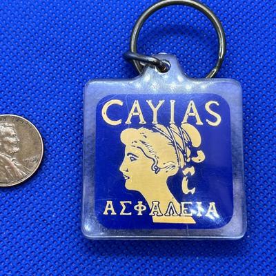 CAYIAS GREEK KEY CHAIN FOB