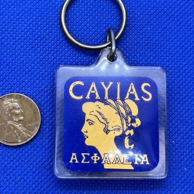 CAYIAS GREEK KEY CHAIN FOB