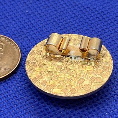 TRAGEDY DRAMA MASK BOLO SLIDE GOLD TONE