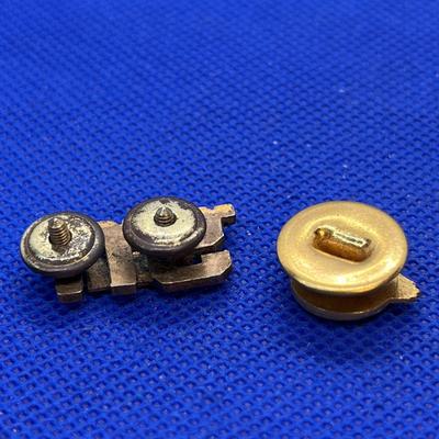 VINTAGE MILITARY PINS ROTC AND EAGLE BUTTON