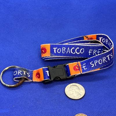 TOBACCO FREE SPORTS LANYARD 