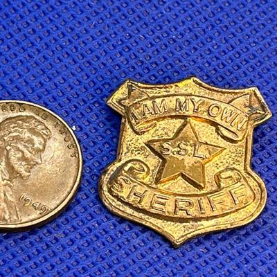 OLD SHERIFF SHIELD KIDS PIN