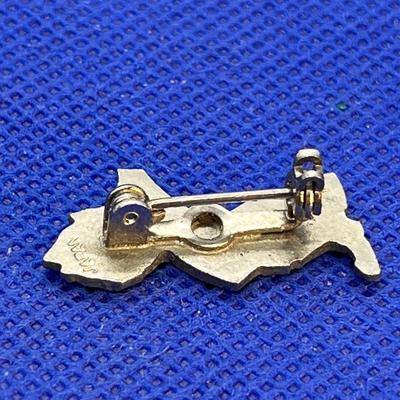 SMALL ENAMELED SERVICE BOY PIN