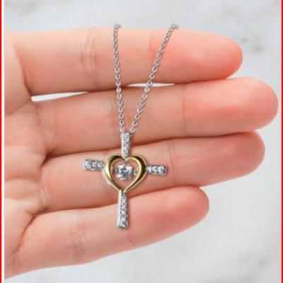 Beautiful Mother's Day message card necklace