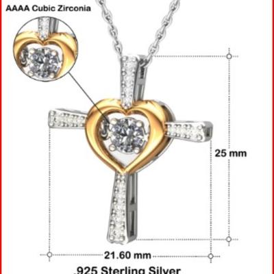 Beautiful Mother's Day message card necklace