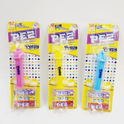 3 - NEW IN PKG PEEPS COLLECTABLE PEZ DISPENSERS