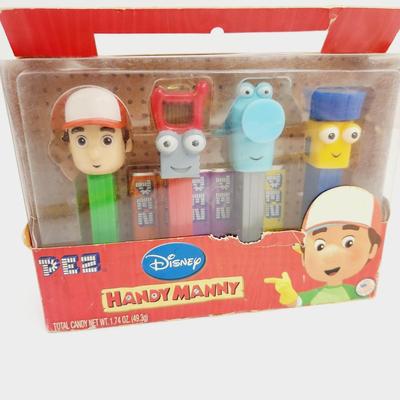 NEW IN PKG - DISNEY HANDY MANNY COLLECTABLE PEZ DISPENSERS