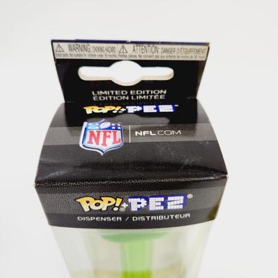 FUNKO PEZ LIMITED EDITION NFL COLLECTABLE SEATTLE SEAHAWK PEZ DISPENSER