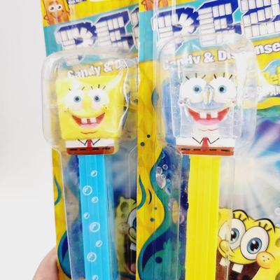 NEW IN PKG - 3 - MULTI SPONGE BOB SQUARE PANTS COLLECTABLE PEZ DISPENSERS