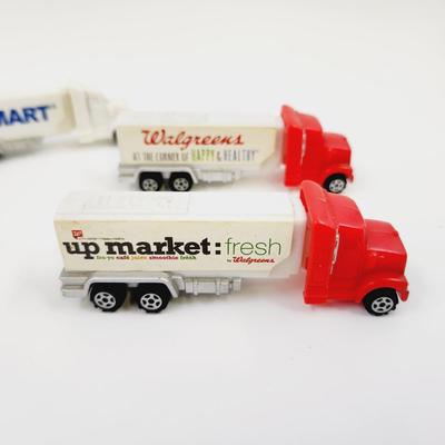 3 PC - OVER THE ROAD STORE TRUCKS COLLECTABLE PEZ DISPENSER BUNDLE #1