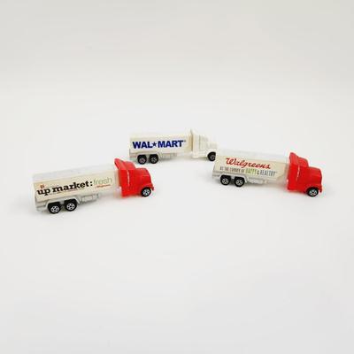 3 PC - OVER THE ROAD STORE TRUCKS COLLECTABLE PEZ DISPENSER BUNDLE #1