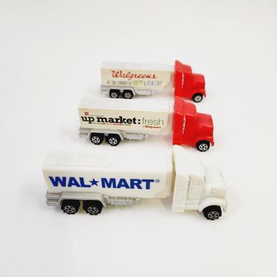 3 PC - OVER THE ROAD STORE TRUCKS COLLECTABLE PEZ DISPENSER BUNDLE #1