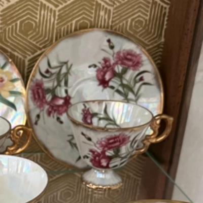 Ucago Flower of the Month January Carnation Teacup & Saucer