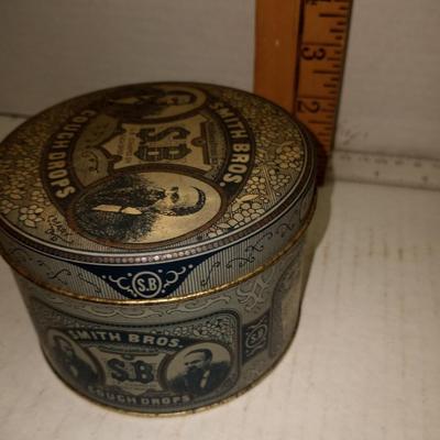 Vintage Smith Bros Cough Drops Tin