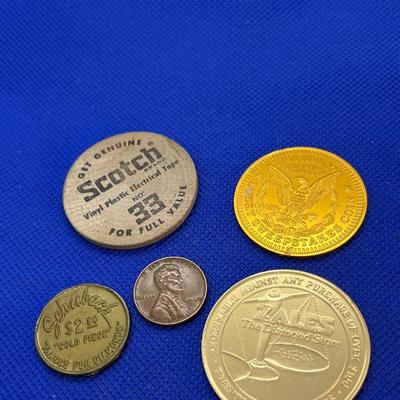 ADVERTISING TOKENS- READERS DIGEST, 3M, ZALES, SHUBACHS