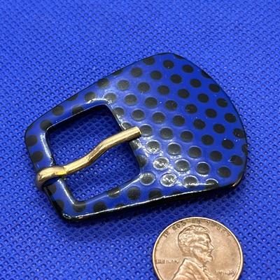 FUN POLKA DOT BELT BUCKLE