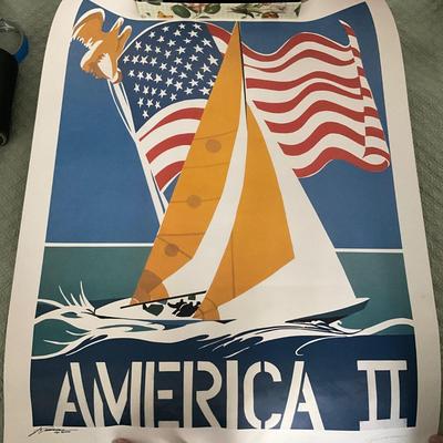 1817 America II Signed Silk Screen