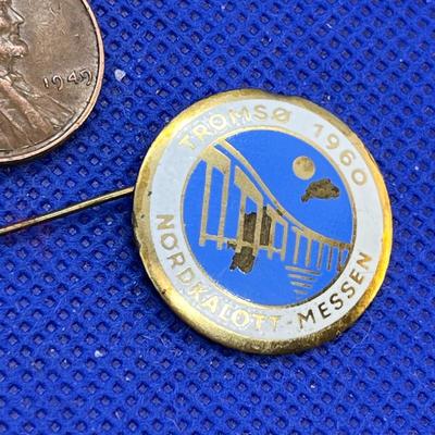 ENAMELED STICK PIN TROMSO 1960