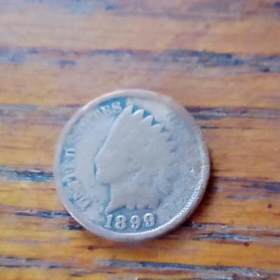 LOTE 53   1899 INDIAN HEAD PENNY