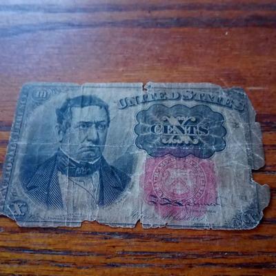 LOT 57    OLD 10 CENT NOTE
