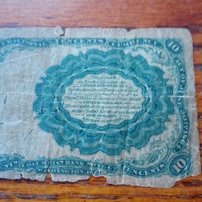LOT 57    OLD 10 CENT NOTE
